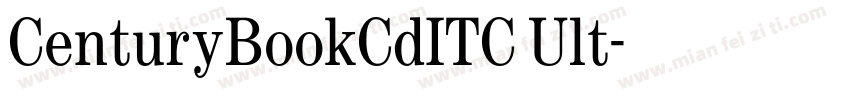 CenturyBookCdITC Ult字体转换